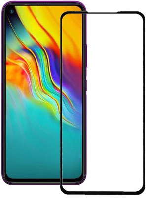 HOBBYTRONICS Edge To Edge Tempered Glass for Infinix Note 7(Pack of 1)