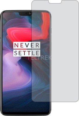 TELTREK Tempered Glass Guard for OnePlus 6 (Matte Finish, Flexible)(Pack of 1)