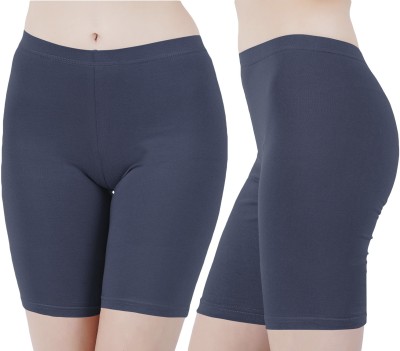 Buy That Trendz Solid Women Blue Cycling Shorts