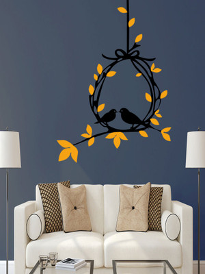 Trends on WALL 92 cm Bird Tree Home Self Adhesive Sticker(Pack of 1)