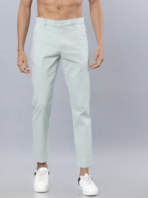 HIGHLANDER Slim Fit Men Blue Trousers