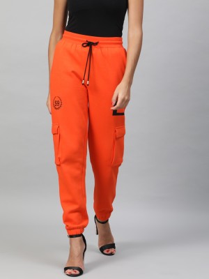 STREET9 Regular Fit Women Orange Trousers