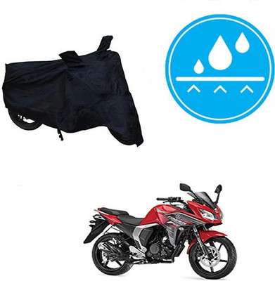 Atulit enterprises Two Wheeler Cover for Yamaha(Fazer, Black)