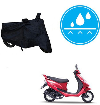 Atulit enterprises Two Wheeler Cover for Mahindra(Kine, Black)