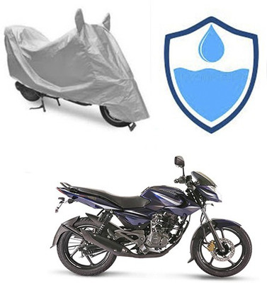 Atulit enterprises Two Wheeler Cover for Bajaj(Pulsar 135 LS DTS-i, Silver)