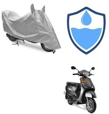 Atulit enterprises Two Wheeler Cover for Indus(Yo Spark, Silver)