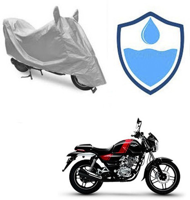 Atulit enterprises Two Wheeler Cover for Bajaj(V 150, Silver)