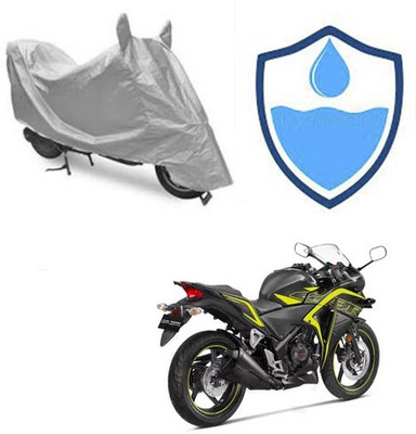 Atulit enterprises Two Wheeler Cover for Honda(CBR 250R, Silver)