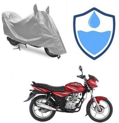 Atulit enterprises Two Wheeler Cover for Bajaj(Discover 125 DTS-i, Silver)