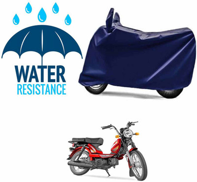 RONISH Waterproof Two Wheeler Cover for TVS(XL 100, Blue)
