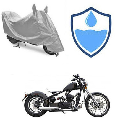 Atulit enterprises Two Wheeler Cover for Harley Davidson(Bobber 350, Silver)