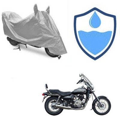 Atulit enterprises Two Wheeler Cover for Bajaj(Avenger 220 Cruise, Silver)