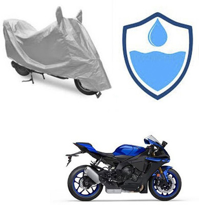 Atulit enterprises Two Wheeler Cover for Yamaha(YZF R1, Silver)