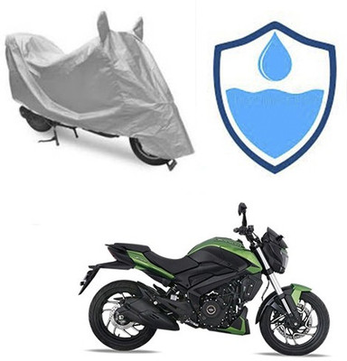Atulit enterprises Two Wheeler Cover for Bajaj(Dominar, Silver)