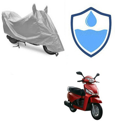 Atulit enterprises Two Wheeler Cover for Mahindra(Gusto, Silver)