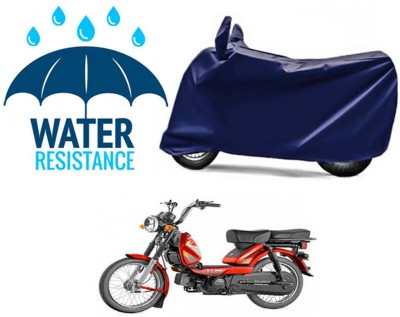 RONISH Waterproof Two Wheeler Cover for TVS(Heavy Duty Super XL, Blue)