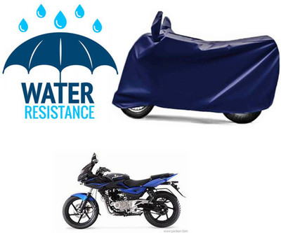 RONISH Waterproof Two Wheeler Cover for Bajaj(Pulsar 220 DTS-i, Blue)