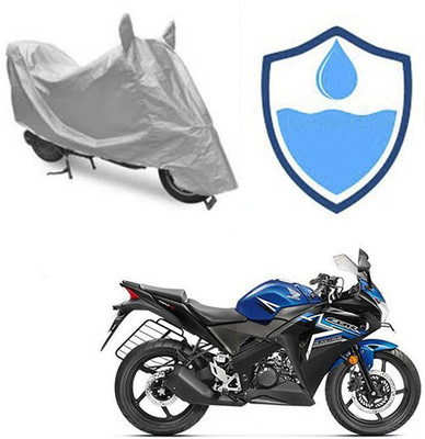 Atulit enterprises Two Wheeler Cover for Honda(CBR 150R, Silver)