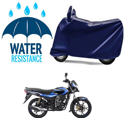 RONISH Waterproof Two Wheeler Cover for Bajaj(Platina 110 H-Gear, Blue)