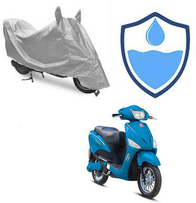 Atulit enterprises Two Wheeler Cover for Hero(Electric Optima, Silver)