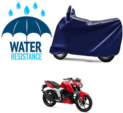 MMSSTAR Waterproof Two Wheeler Cover for TVS(Apache RTR 160 4V, Blue)