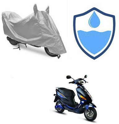 Atulit enterprises Two Wheeler Cover for Hero(Electric Cruz, Silver)