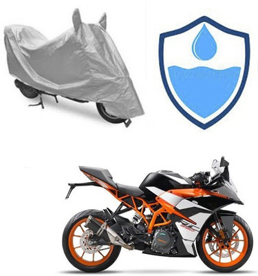 Atulit enterprises Two Wheeler Cover for KTM(RD 350, Silver)