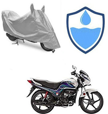 Atulit enterprises Two Wheeler Cover for Hero(Passion Pro TR, Silver)