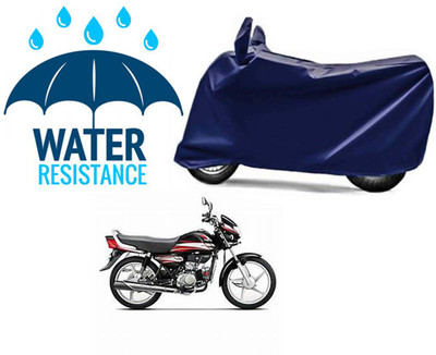RONISH Waterproof Two Wheeler Cover for Hero(HF Deluxe, Blue)