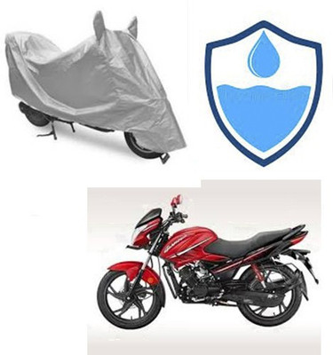 Atulit enterprises Two Wheeler Cover for Hero(Glamour, Silver)