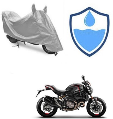 Atulit enterprises Two Wheeler Cover for Ducati(Monster 82, Silver)