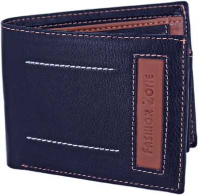 Fashion Zone Men Formal, Evening/Party Black Artificial Leather Wallet(7 Card Slots)