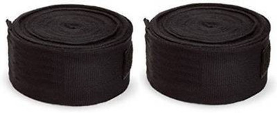 UE Ind Boxing Tape Gym Fitness Tape Band Freestyle, Branded and Flexible (Fine Quality) Black Boxing Hand Wrap(Black, 98 inch)