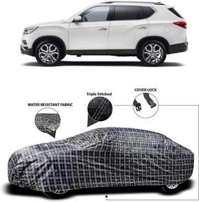 APNEK Car Cover For Mahindra XUV400(Black, Grey)
