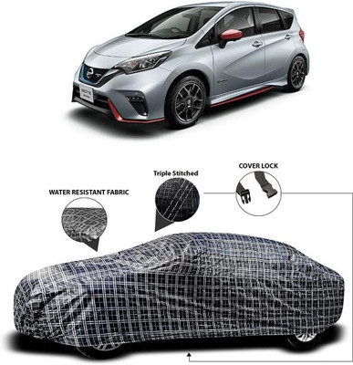 APNEK Car Cover For Nissan Note e-Power (With Mirror Pockets)(Grey, Black)