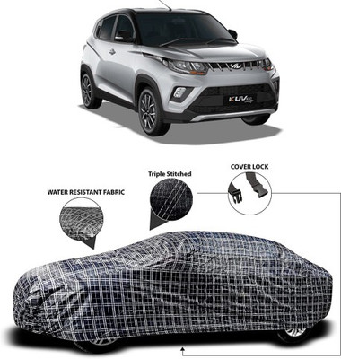 APNEK Car Cover For Mahindra KUV100(Grey, Black)