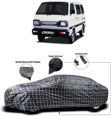 APNEK Car Cover For Maruti Suzuki Omni(Grey, Black)