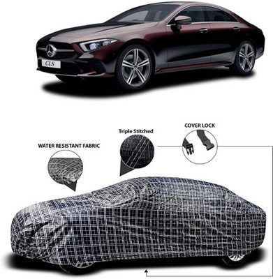 NUMBOR ONE Car Cover For Mercedes Benz CLS (With Mirror Pockets)(Black, Grey)