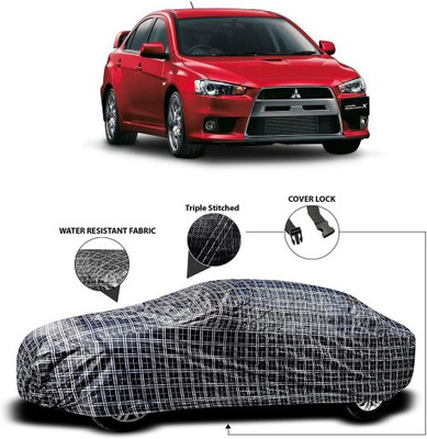 APNEK Car Cover For Mitsubishi Lancer (With Mirror Pockets)(Grey, Black)