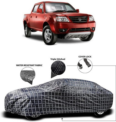 APNEK Car Cover For Tata Xenon XT (With Mirror Pockets)(Grey, Black)