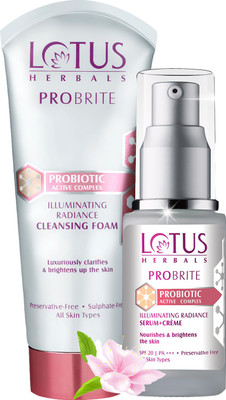 LOTUS HERBALS Probrite Illuminating Radiance Regimen(2 Items in the set)