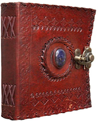 RSN Handcrafted A5 Notebook unruled 100 Pages(Maroon)