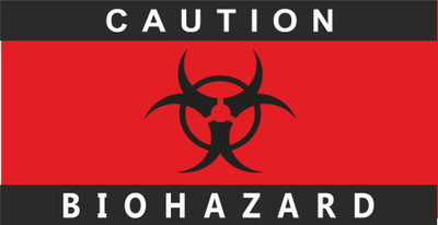 CREATIVE ADVERTISERS BioHazard Emergency Sign