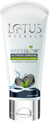 LOTUS HERBALS WhiteGlow Activated Charcoal Brightening Face Masque(100 g)