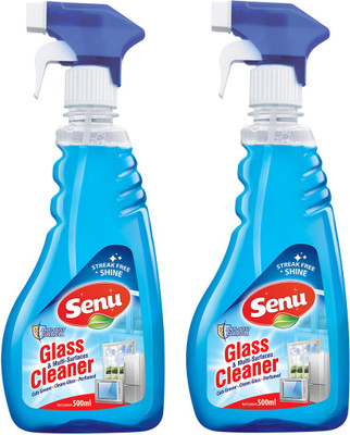 Senu Glass & Multi-Surface Cleaner Gun Spray 500ml X 2(2 x 500 ml)