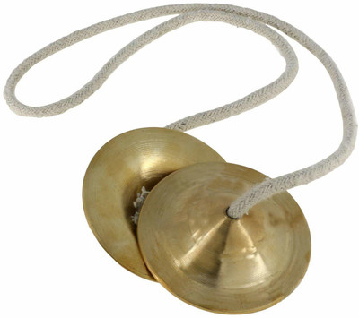 Music Mantra Hand Cymbals Manjira Pair (PITAL) - Indian Musical Instrument Kartal Instrument