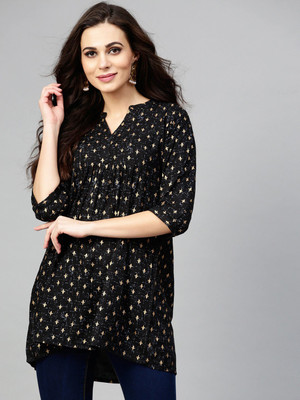 81% OFF on MEMENTO ENTERPRISES Women Printed Straight Kurta(Black) 81% OFF on MEMENTO ENTERPRISES Women Printed Straight Kurta(Black)