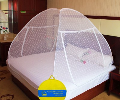 VERDIOZ Cotton Adults Washable DOUBLE BED Mosquito Net(White, Tent)
