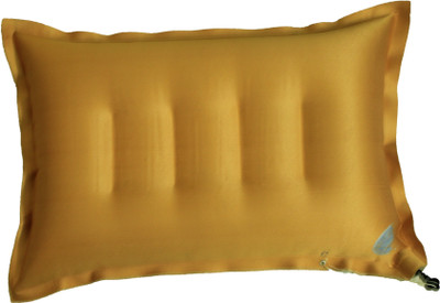 Grand Air Solid Travel Pillow Pack of 1(Yellow)