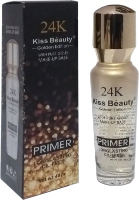 Kiss Beauty Primer Gold Equation with pure Gold Makeup Base Primer  - 40 ml(Golden)